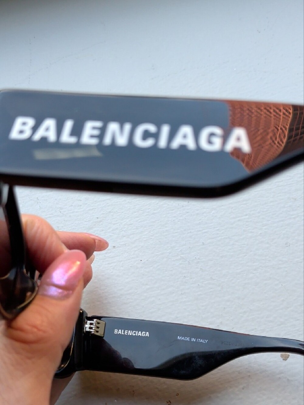 Like New In Case Balenciaga Logo Sunglasses With Wiping Clothes - Picture 3 of 11